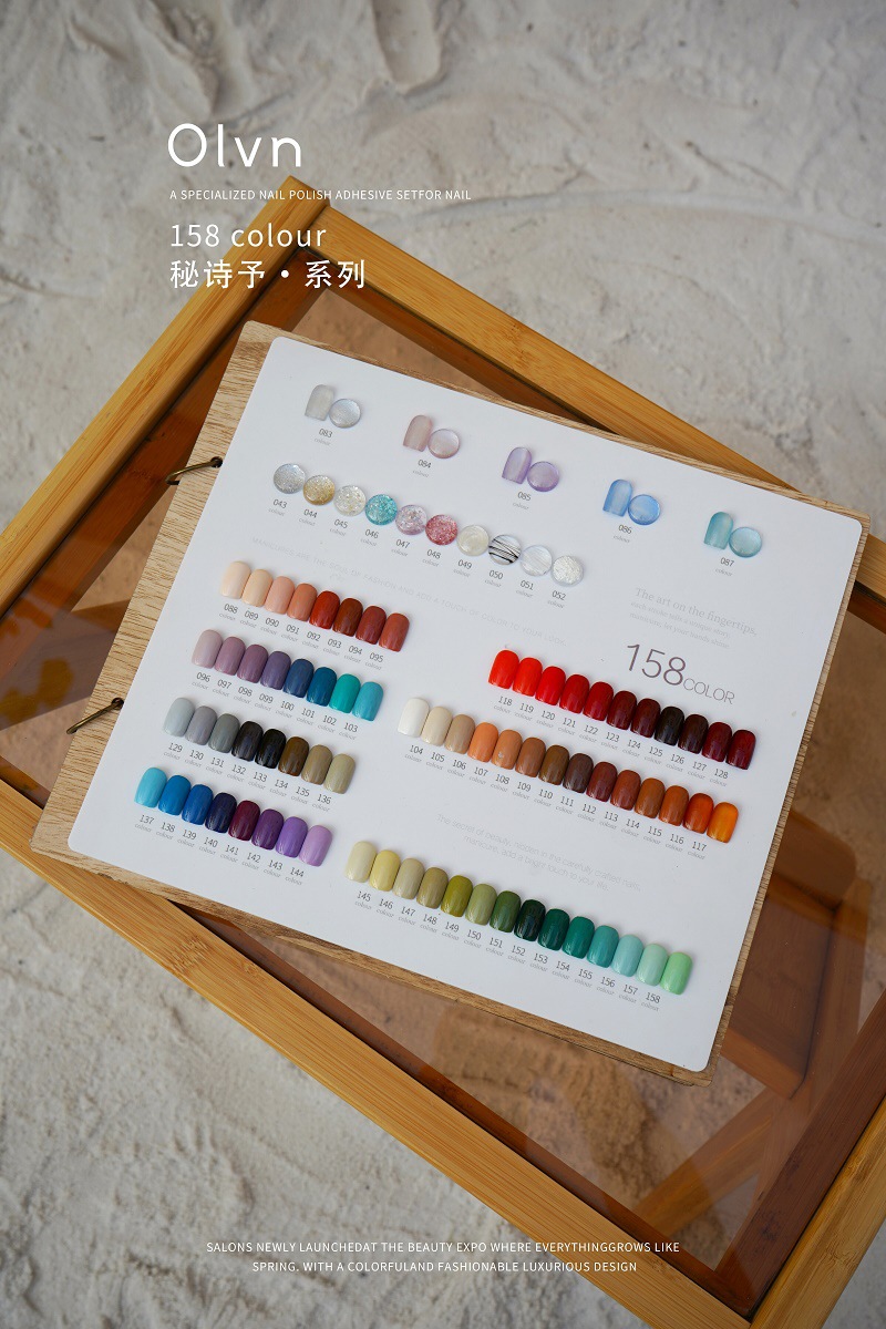 Set sơn Gel Olvn 158 màu VILUMI 2