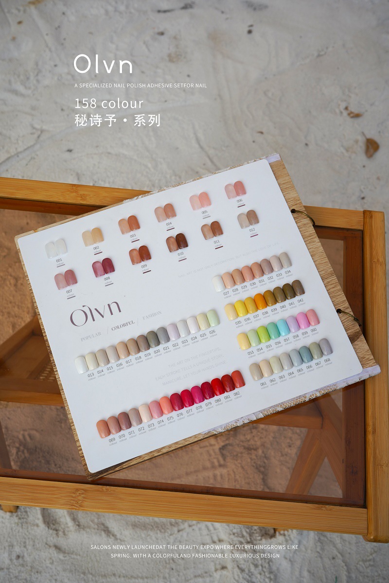 Set sơn Gel Olvn 158 màu VILUMI 4