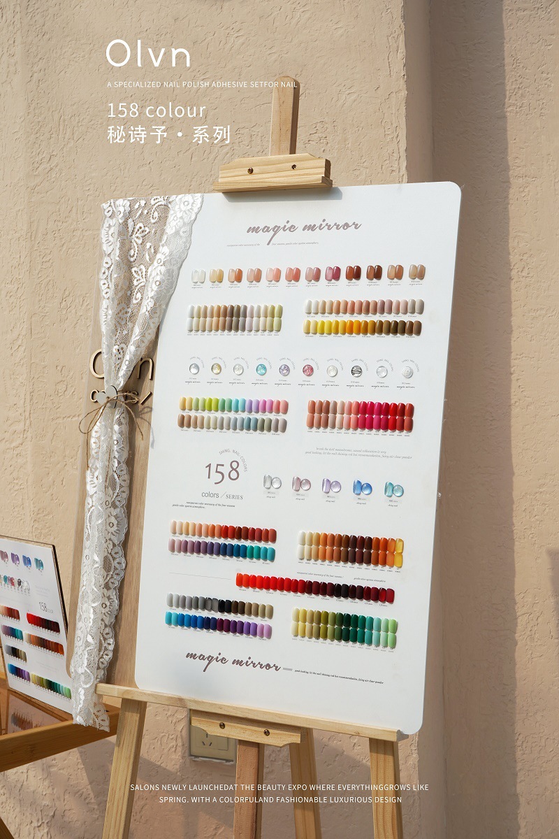 Set sơn Gel Olvn 158 màu VILUMI 7